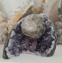 Load image into Gallery viewer, Amethyst with Calcite Inclusions
