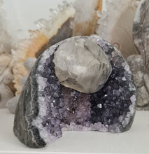Load image into Gallery viewer, Amethyst with Calcite Inclusions
