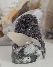 Load image into Gallery viewer, Amethyst with Calcite Inclusions
