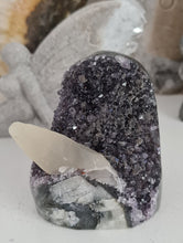 Load image into Gallery viewer, Amethyst with Calcite Inclusions
