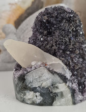 Load image into Gallery viewer, Amethyst with Calcite Inclusions
