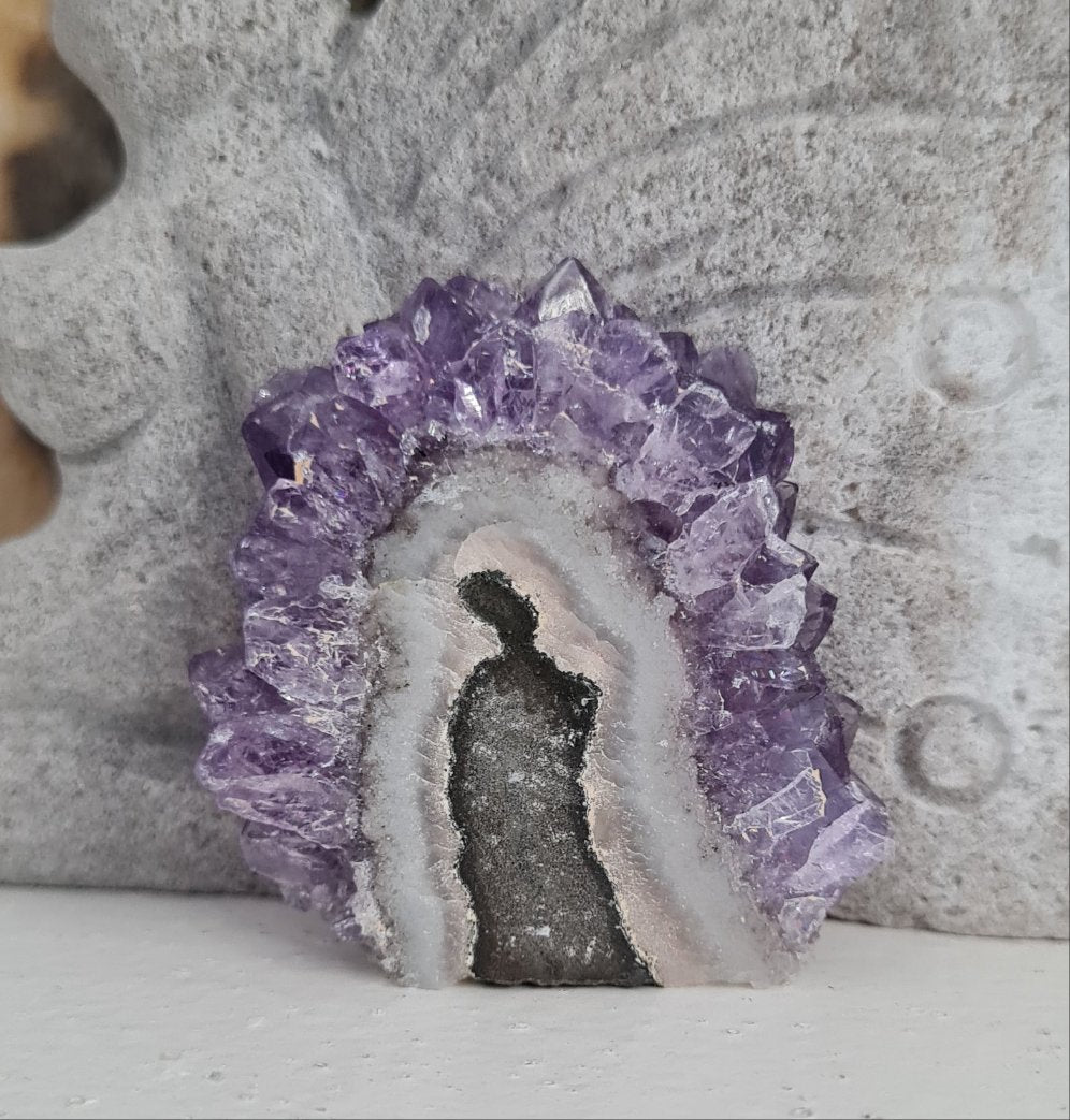 Amethyst Stalactite Slice