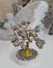 Load image into Gallery viewer, Pyrite Chip Wire Tree
