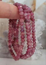 Load image into Gallery viewer, Pink Tormaline Bracelet - Faceted
