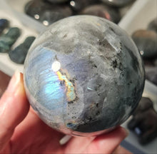 Load image into Gallery viewer, Purple Labradorite Sphere
