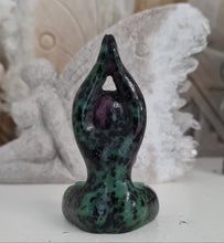 Load image into Gallery viewer, Ruby Zoisite Yoga Lady
