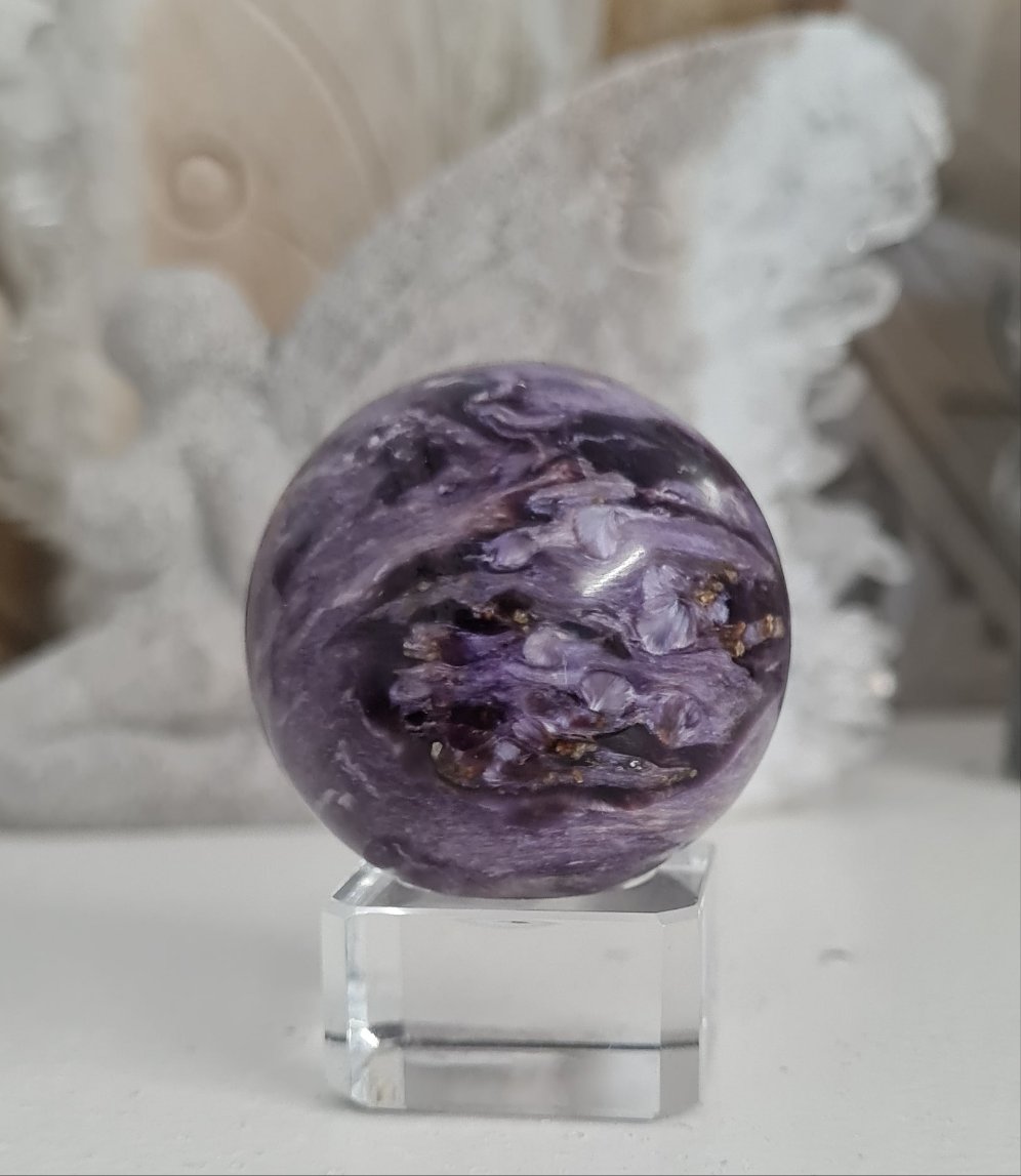 Charoite Sphere