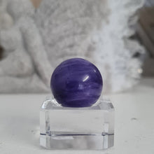 Load image into Gallery viewer, Charoite Sphere A Grade
