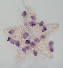 Load image into Gallery viewer, Crystal Wire Light Star - Amethyst
