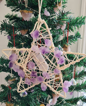 Load image into Gallery viewer, Crystal Wire Light Star - Amethyst
