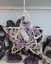 Load image into Gallery viewer, Crystal Wire Light Star - Amethyst

