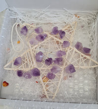 Load image into Gallery viewer, Crystal Wire Light Star - Amethyst
