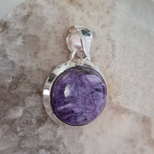 Load image into Gallery viewer, Charoite Stirling Silver Pendant
