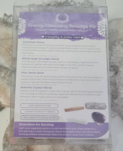 Load image into Gallery viewer, Energy Cleansing Smudge Kits - Amethyst
