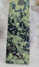 Load image into Gallery viewer, Serpentine with Pyrite Tower
