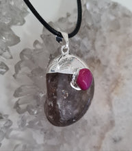 Load image into Gallery viewer, Smoky Quartz Tumbled Stone Necklace
