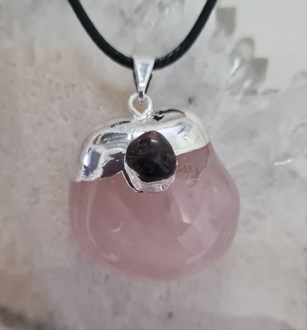 Rose Quartz Tumbled Stone Necklace