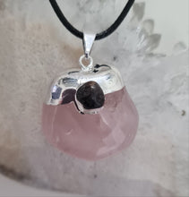 Load image into Gallery viewer, Rose Quartz Tumbled Stone Necklace
