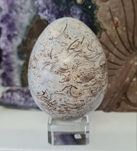 Load image into Gallery viewer, Grey Aragonite Egg
