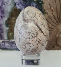 Load image into Gallery viewer, Grey Aragonite Egg
