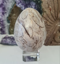 Load image into Gallery viewer, Grey Aragonite Egg
