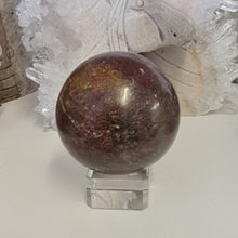 Load image into Gallery viewer, Ruby Kyanite Sphere

