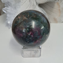 Load image into Gallery viewer, Ruby Kyanite Sphere

