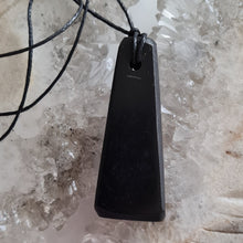 Load image into Gallery viewer, Shungite Pendant Trapezium
