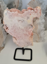 Load image into Gallery viewer, Pink Amethyst Slab on Stand
