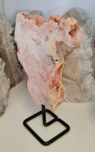 Load image into Gallery viewer, Pink Amethyst Slab on Stand
