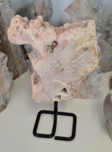 Load image into Gallery viewer, Pink Amethyst Slab on Stand
