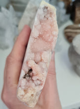 Load image into Gallery viewer, Pink Amethyst Slab on Stand
