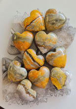 Load image into Gallery viewer, Bumblebee Jasper Hearts
