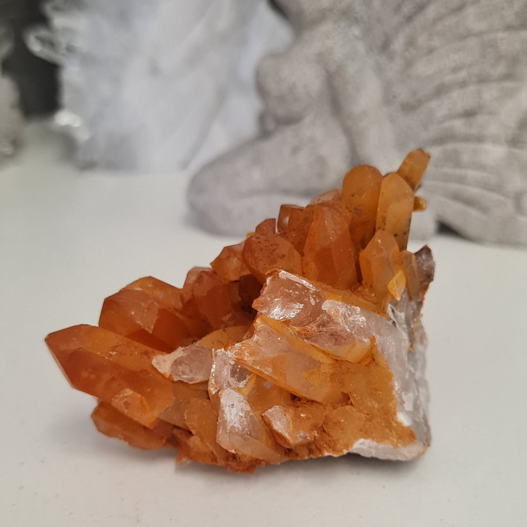 Tangerine Quartz Cluster