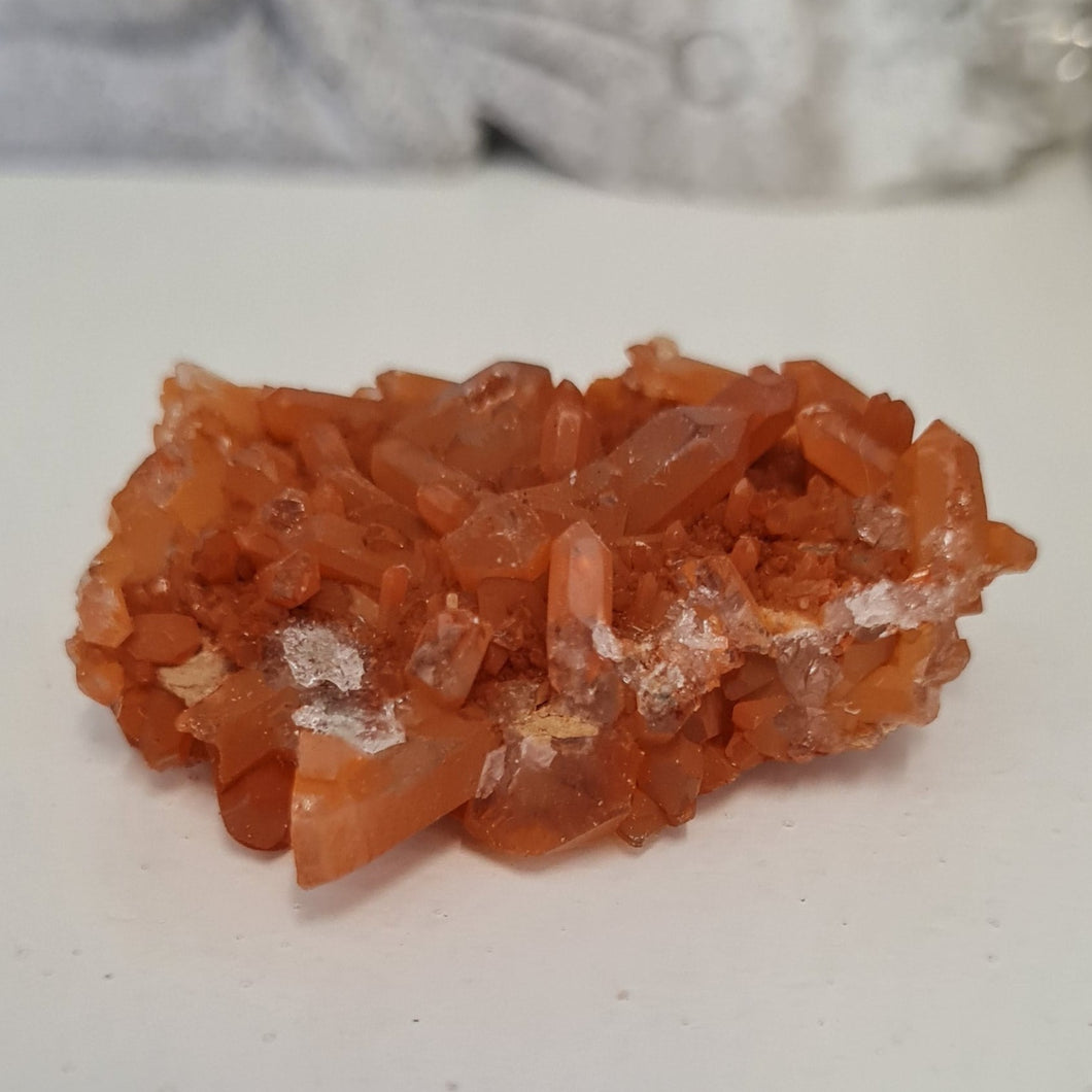 Tangerine Quartz Cluster