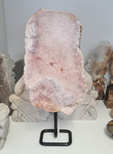 Load image into Gallery viewer, Pink Amethyst Slab on Stand

