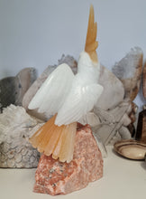 Load image into Gallery viewer, Gemstone Carved Cockatoo

