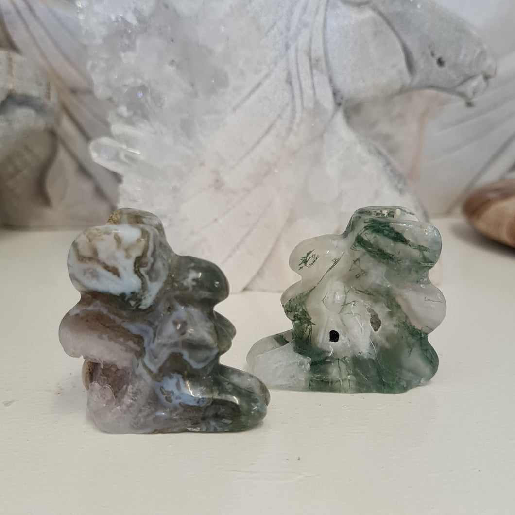 Moss Agate Fairy