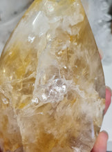 Load image into Gallery viewer, Golden Healer Quartz Flame
