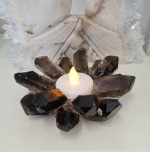 Load image into Gallery viewer, Smoky Quartz Candle Holder
