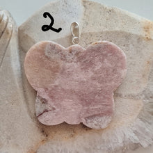 Load image into Gallery viewer, Pink Amethyst Butterfly Pendants
