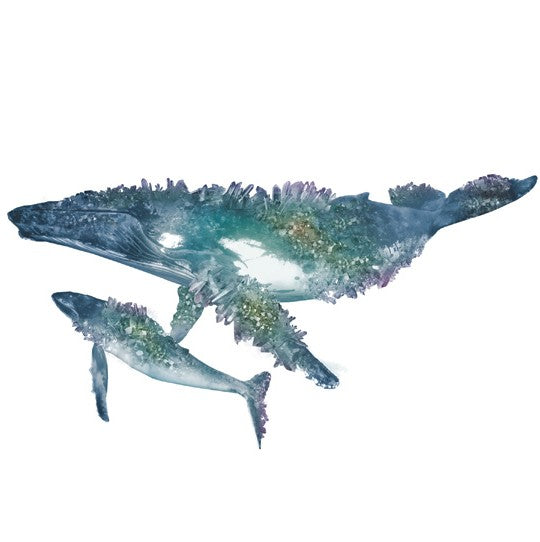 Crystal Whale Art Print