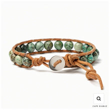 Load image into Gallery viewer, Men&#39;s Boho African Turquoise Bracelet
