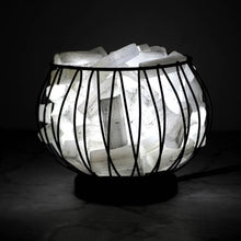 Load image into Gallery viewer, Selenite Crystal Sticks Amore Lamp
