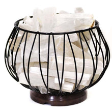 Load image into Gallery viewer, Selenite Crystal Sticks Amore Lamp
