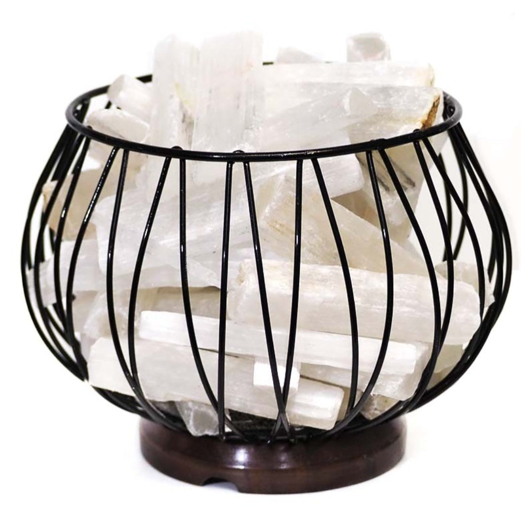 Selenite Crystal Sticks Amore Lamp